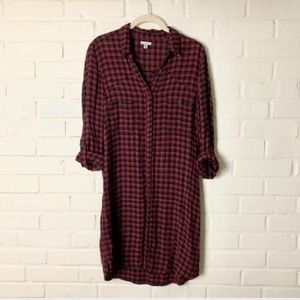 Urban Outfitters | Ecote| plaid shirtdress